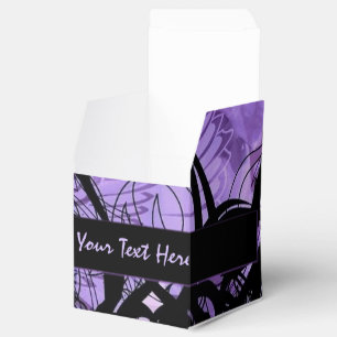 Ballotins Ballotin de cubes de Motif noir et violet