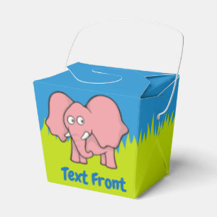 Ballotins Ballotin de dessin animé d'éléphants roses