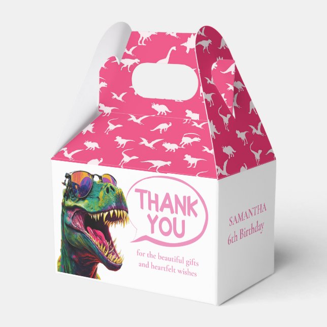 Ballotins Ballotin de fille rose Cool de Dinoasur (Verso)
