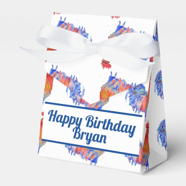 Ballotins Ballotin de gâteau animal d'anniversaire de poulet (Verso)