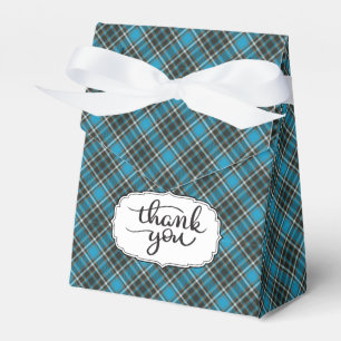 Ballotins Ballotin de Merci bleu Tartan Plaid