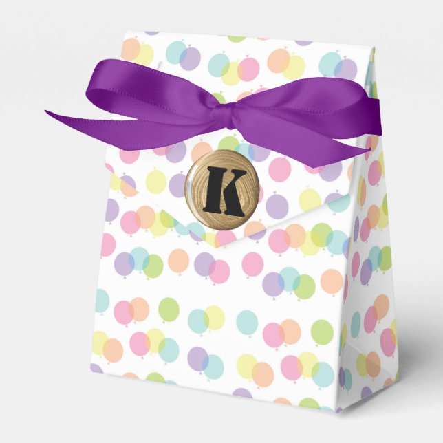 Ballotins Ballotin de monogramme Polka-Dot classique (Verso)