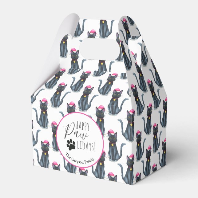 Ballotins Ballotin de Noël du chat noir (Verso)