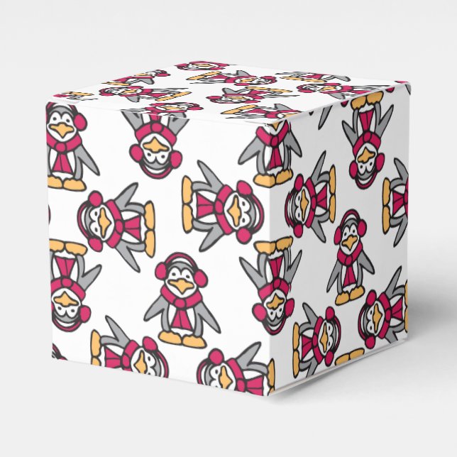 Ballotins Ballotin de Noël motif de pingouins (Verso)