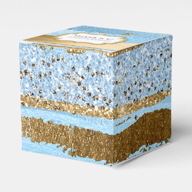Ballotins Ballotin de peinture et de Parties scintillant Blu (Verso)