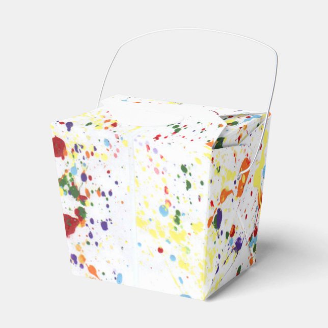 Ballotins ballotin de sortie "Paint/Art Party" (Verso)