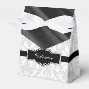 Ballotins Ballotin de tente Damas blanc et noir personnalisé