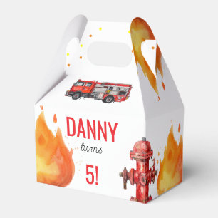 Ballotins Ballotin de thème Firefighter Firetruck