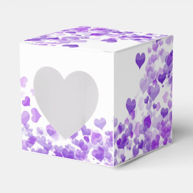 Ballotins Ballotin des coeurs violets flottants (Verso)