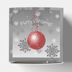 Ballotins Ballotin d'ornement de Noël Fancy rouge