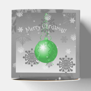 Ballotins Ballotin d'ornement de Noël Fancy verte