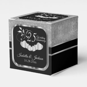 Ballotins Ballotin du 25e anniversaire du Mariage d'argent