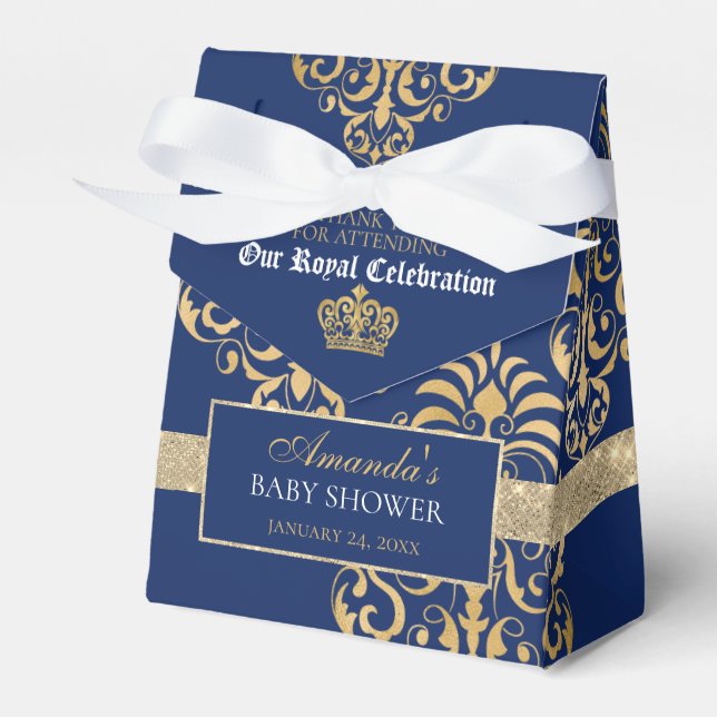 Ballotins Ballotin du Baby shower Royal Prince (Verso)
