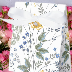 Ballotins Ballotin fleur sauvage bleu et jaune