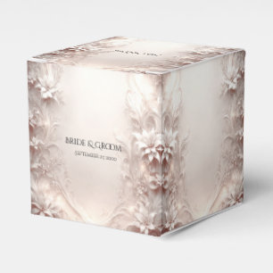 Ballotins Ballotin floral blanc ivoire