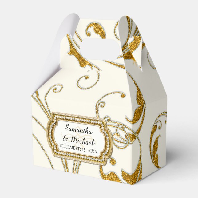 Ballotins Ballotin Glam Old Hollywood Regency Cravate noire (Verso)