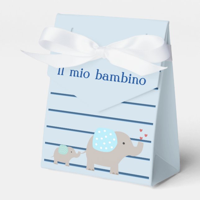 Ballotins ballotin "Il mio bambino/my baby" avec Elephant (Verso)