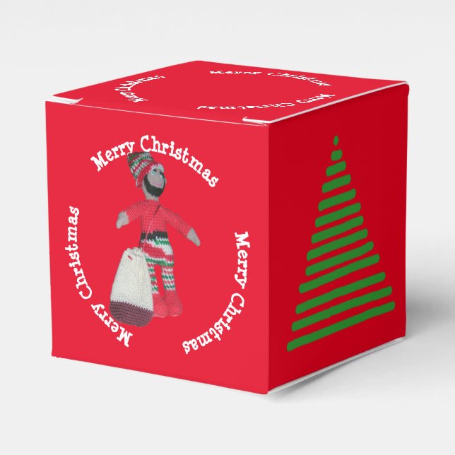 Ballotins Ballotin - Joyeux elfe de Noël et arbre (Verso)