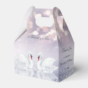 Ballotins Ballotin Mariage Merci Swans