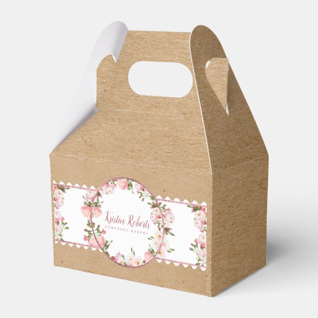 Ballotins Ballotin papier boulangerie et artisanat floral (Verso)