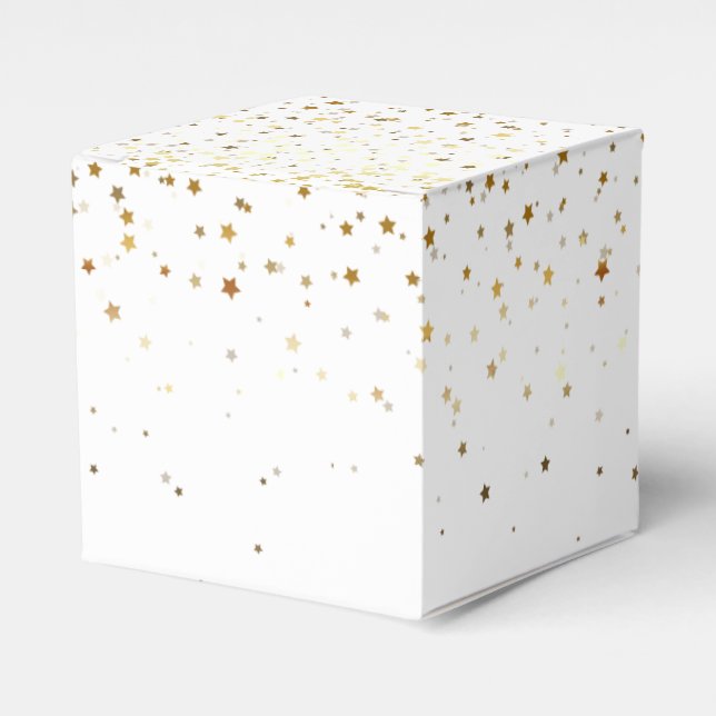 Ballotins Ballotin Party Favoriser Box-Gold Stars (Verso)