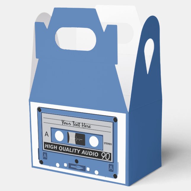 Ballotins Ballotin personnalisé de bande de cassette (Ouvert)