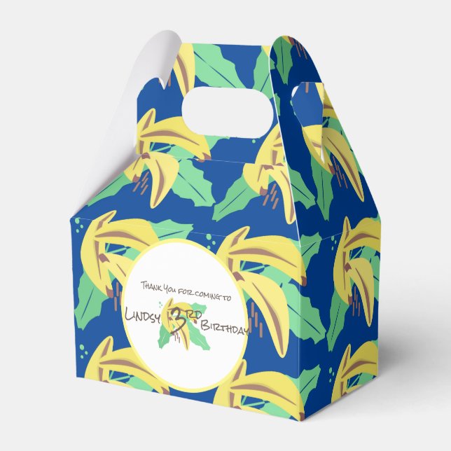 Ballotins Banane rétro Jaune à trois ans (Verso)