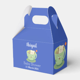 Ballotins Bande dessinée de la tasse de thé mignonne humour