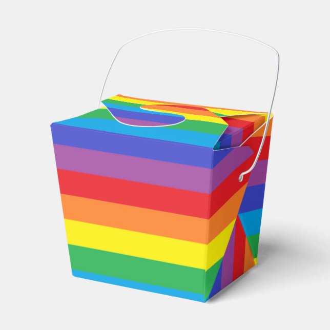 Ballotins Bandes arc-en-ciel solides (Verso)