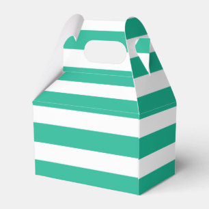 Ballotins Bandes de transats vert et blanc