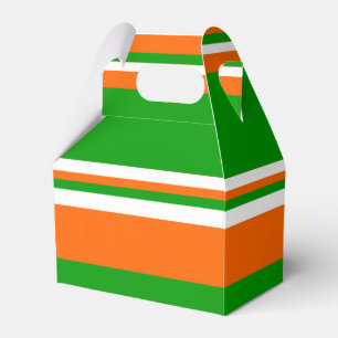 Ballotins Bandes vertes, blanches et orange