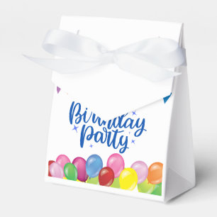 Ballotins Bannières et ballons colorés pour la fête d'annive