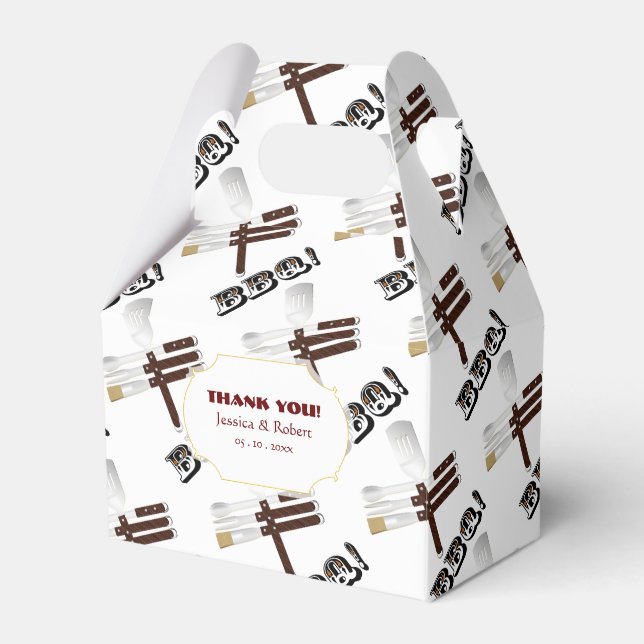 Ballotins Barbecue barbecue barbecue Grilling Party Favorise (Verso)