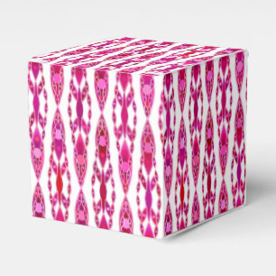 Ballotins Batik Tribal - Bourgogne et Rose Fuchsia