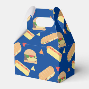 Ballotins BBQ Hot Dog Burger Alimentation Sandwich Party Blu