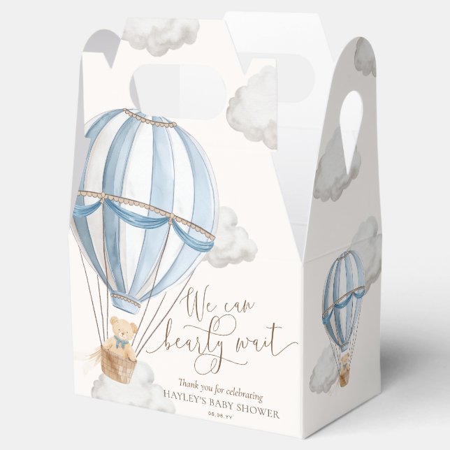 Ballotins Bearly Wait Teddy Bear Baby shower à ballon à air  (Ouvert)