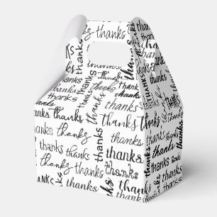 Ballotins Beaucoup Merci Texte noir sur blanc