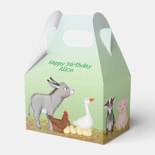 Ballotins Beaux animaux de ferme fête d'anniversaire balloti (Arrière)