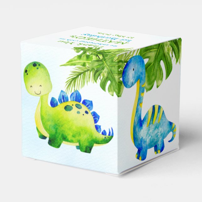 Ballotins Bébé dinosaures enfant ballotin de fête d'annivers (Arrière)