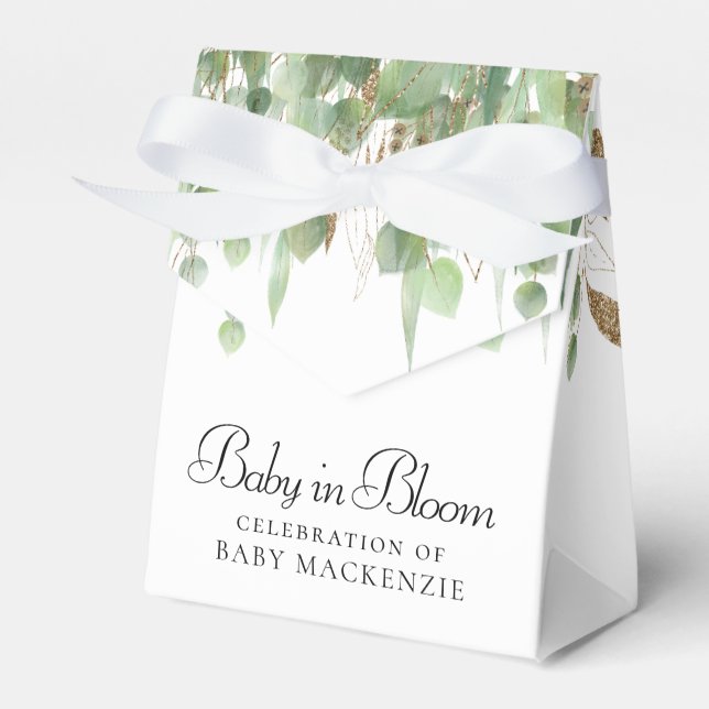 Ballotins Bébé en fleur | Baby shower à ballon et à l'eucaly (Verso)