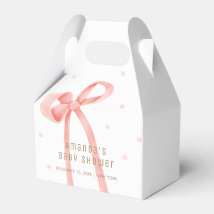 Ballotins Bébé mignon Polka Dot Bow Baby shower