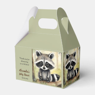 Ballotins Bébé mignon Raccoon Baby shower genre neutre