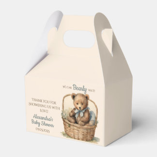 Ballotins Bébé Ours Bearly Wait Boys Baby shower