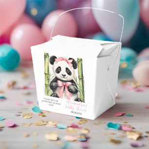 Ballotins Bébé Panda ours filles Baby shower
