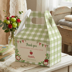 Ballotins Bébé Shower personnalisé Gingham "Pommet d'Amour"