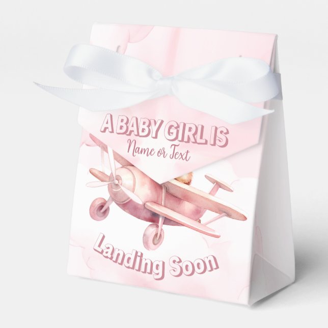 Ballotins Belle fille Bébé Ours Pilote Avion Rose Belle (Verso)