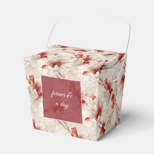 Ballotins Belle Fleur Rouge Blanc (Verso)