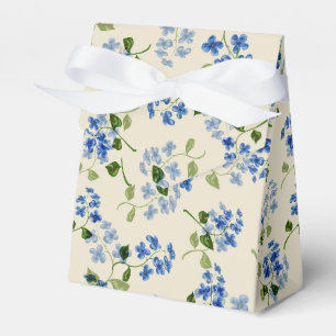 Ballotins Belle florale sans couture motif oublier-me-pas bl