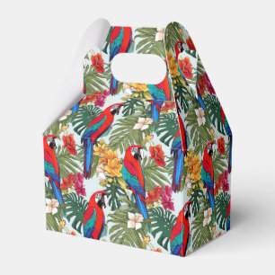 Ballotins Belle plage perroquet motif tropical