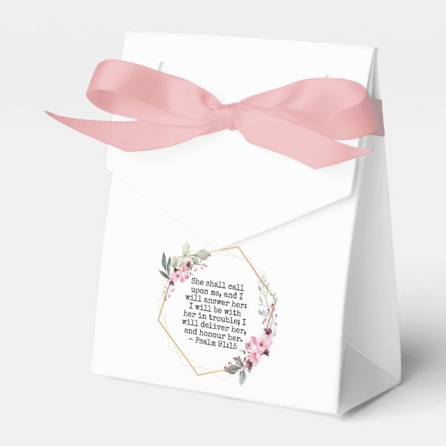 Ballotins Belles fleurs Psaume 91 Ballotin (Verso)